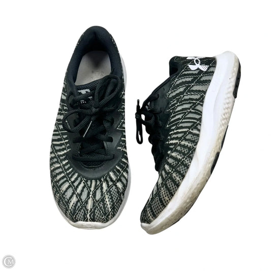 Shoes Athletic By Under Armour In Black & White, Size: 7