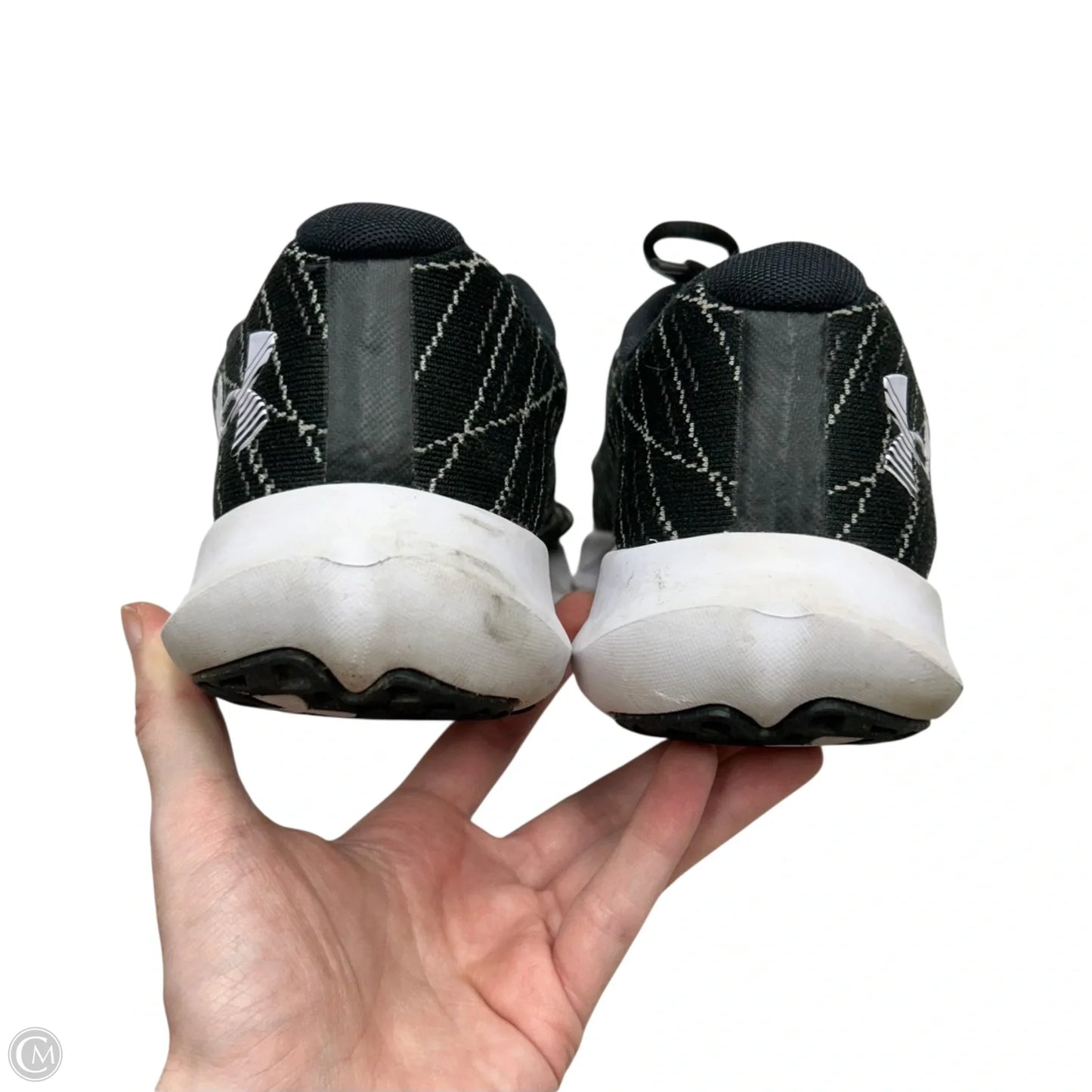 Shoes Athletic By Under Armour In Black & White, Size: 7