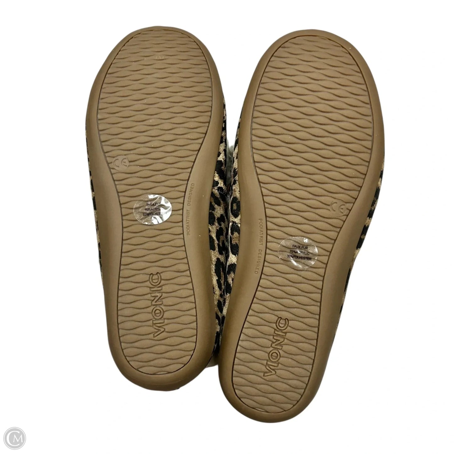 Slippers By Vionic In Leopard Print, Size: 8