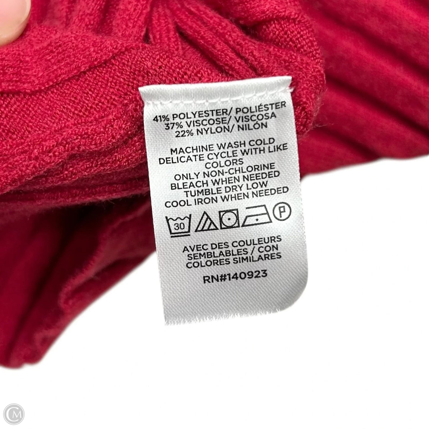 Dress Sweater By Ann Taylor In Red, Size: S