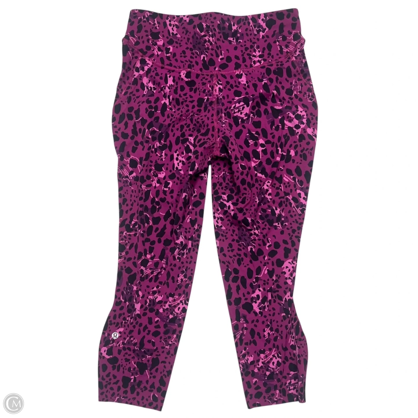 Athletic Pants By Lululemon In Leopard Print, Size: L