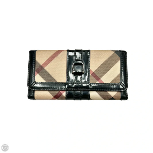 Wallet Luxury Designer By Burberry, Size: Large