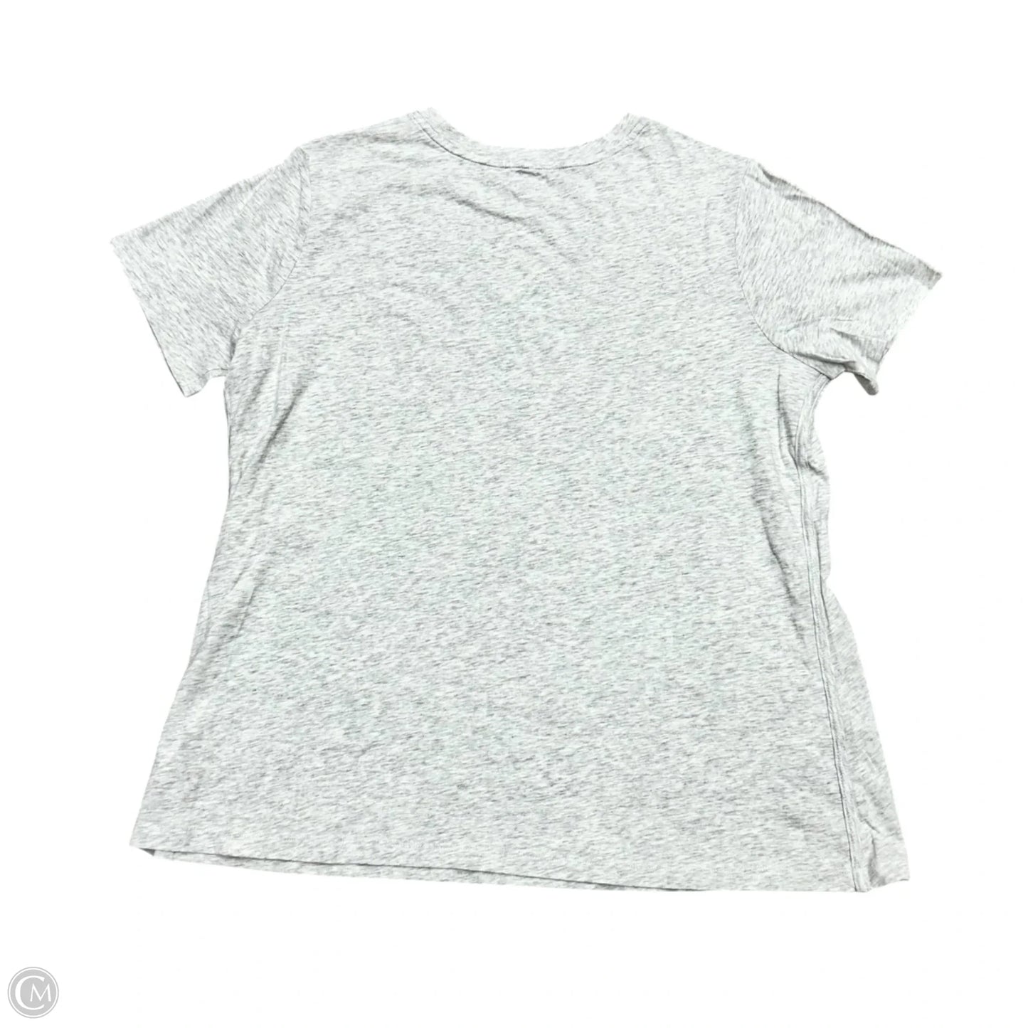 Top Short Sleeve By Athleta In Grey, Size: 1x
