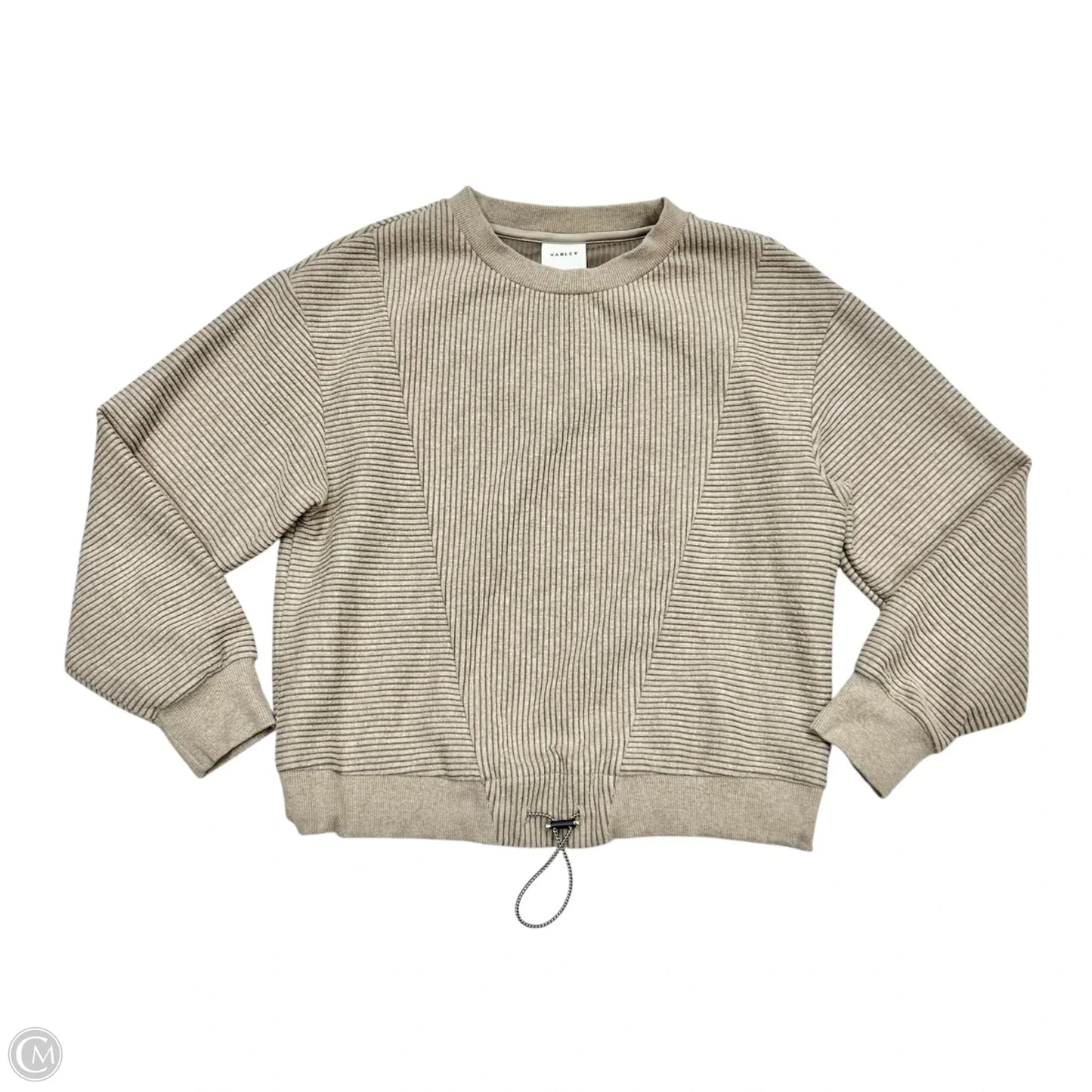 Sweatshirt Crewneck By Varley In Tan, Size: Xs