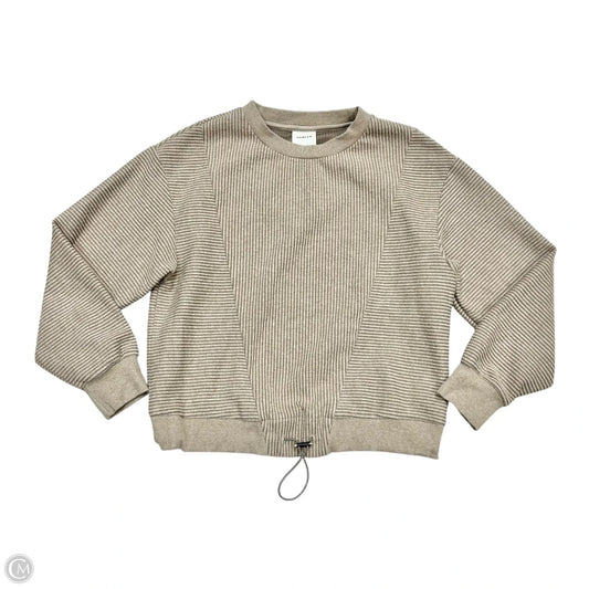 Sweatshirt Crewneck By Varley In Tan, Size: Xs