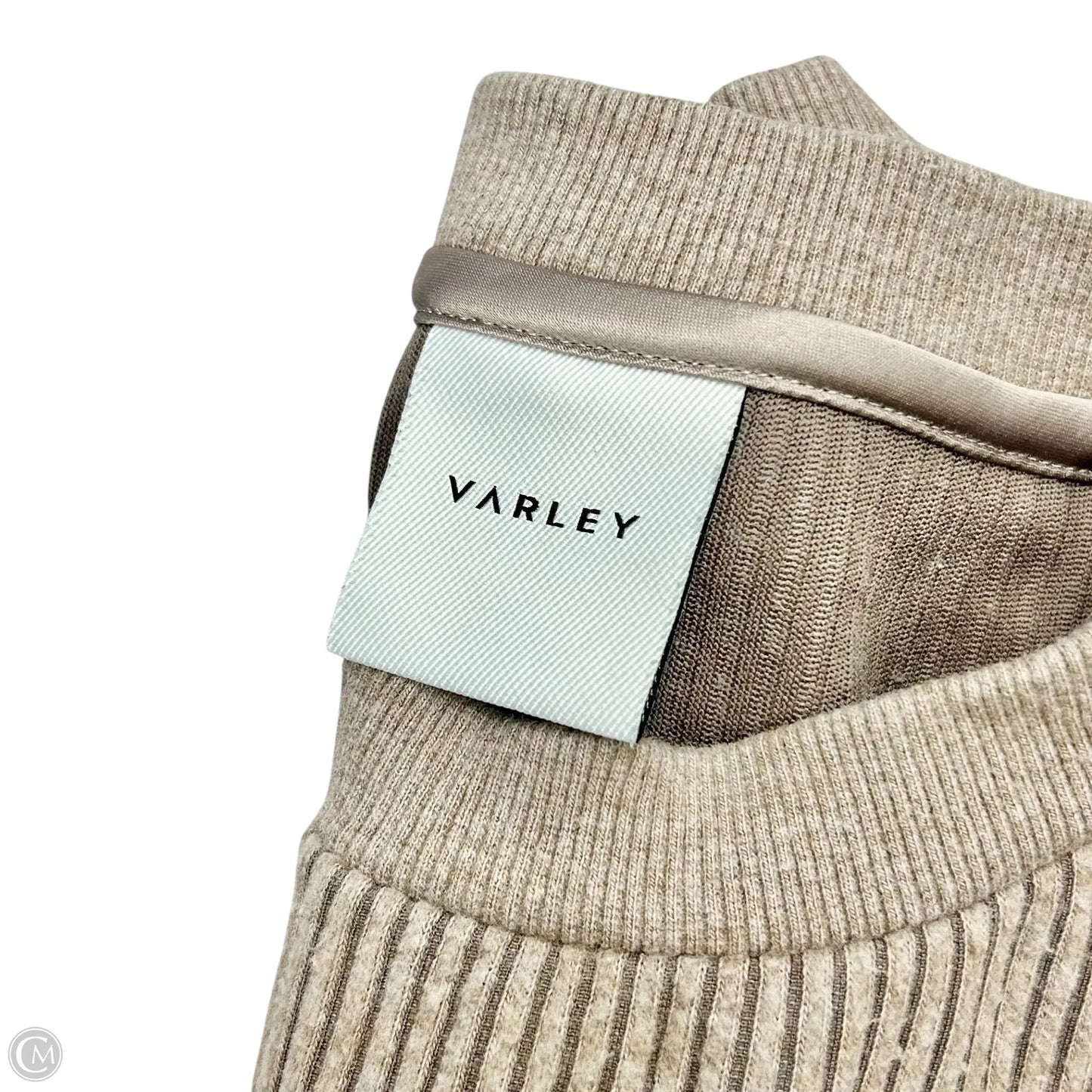 Sweatshirt Crewneck By Varley In Tan, Size: Xs