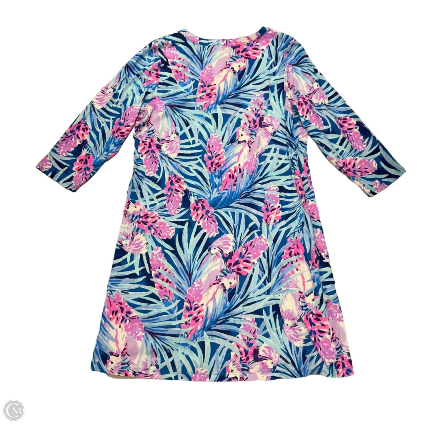 Dress Designer By Lilly Pulitzer In Blue & Purple, Size: L