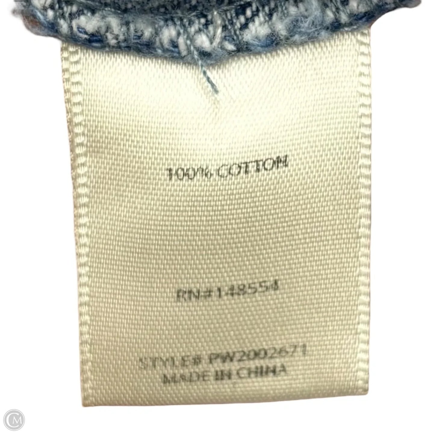 Jeans Straight By Tgla In Blue Denim, Size: 4