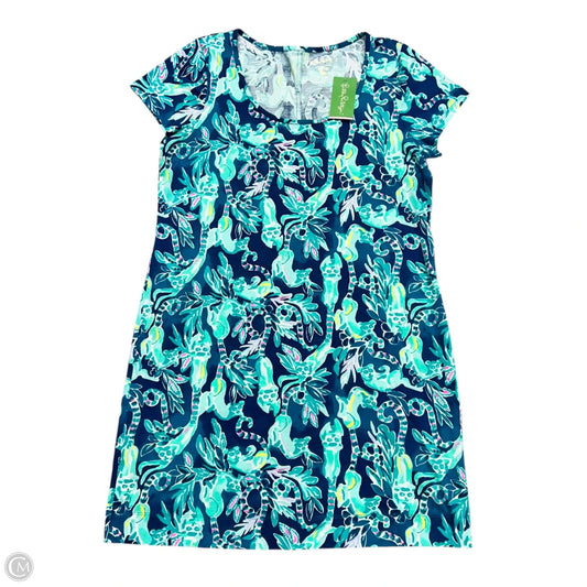 Dress Designer By Lilly Pulitzer In Blue & Green, Size: Xl
