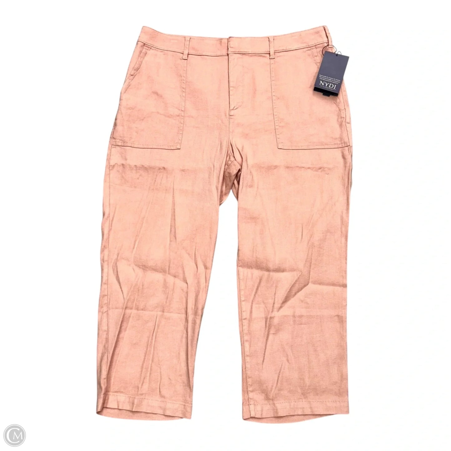 Capris By Not Your Daughters Jeans In Peach, Size: 12