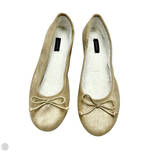 Shoes Flats By Talbots In Gold, Size: 9