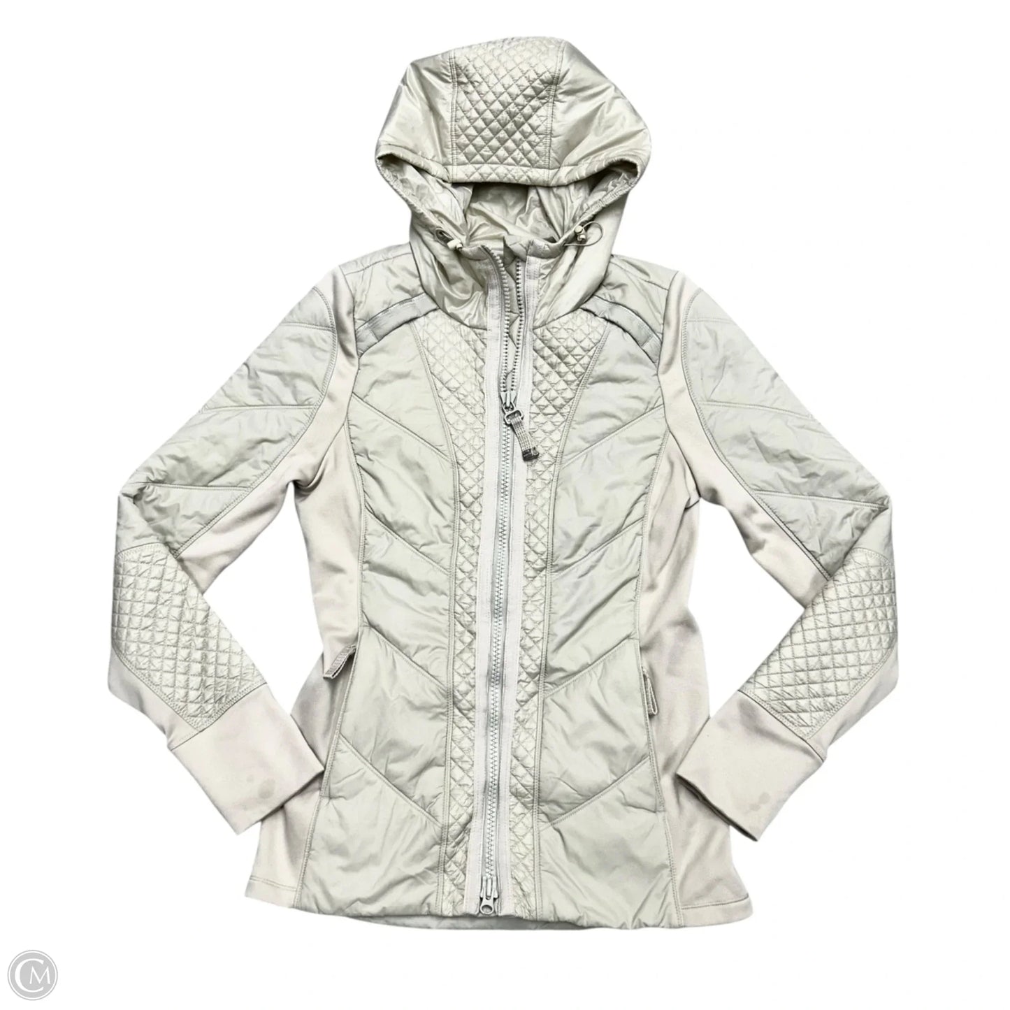 Athletic Jacket By Athleta In Cream, Size: Xs