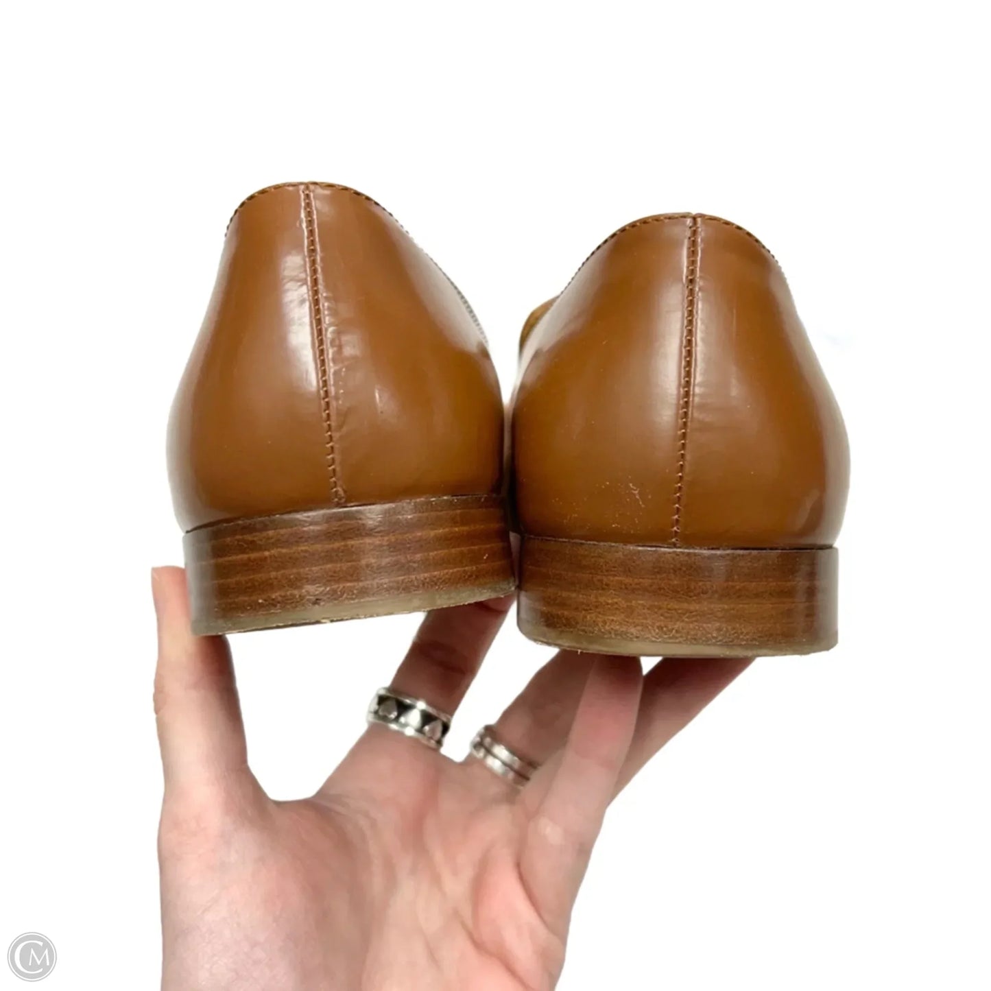 Shoes Luxury Designer By Chloe In Tan, Size: 8