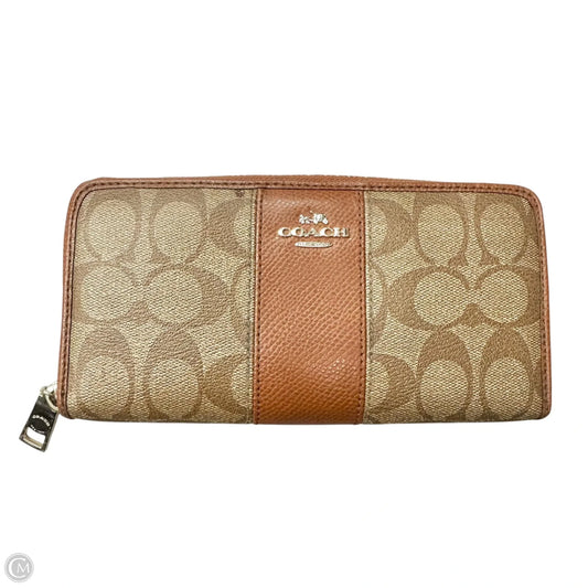 Wallet By Coach, Size: Medium
