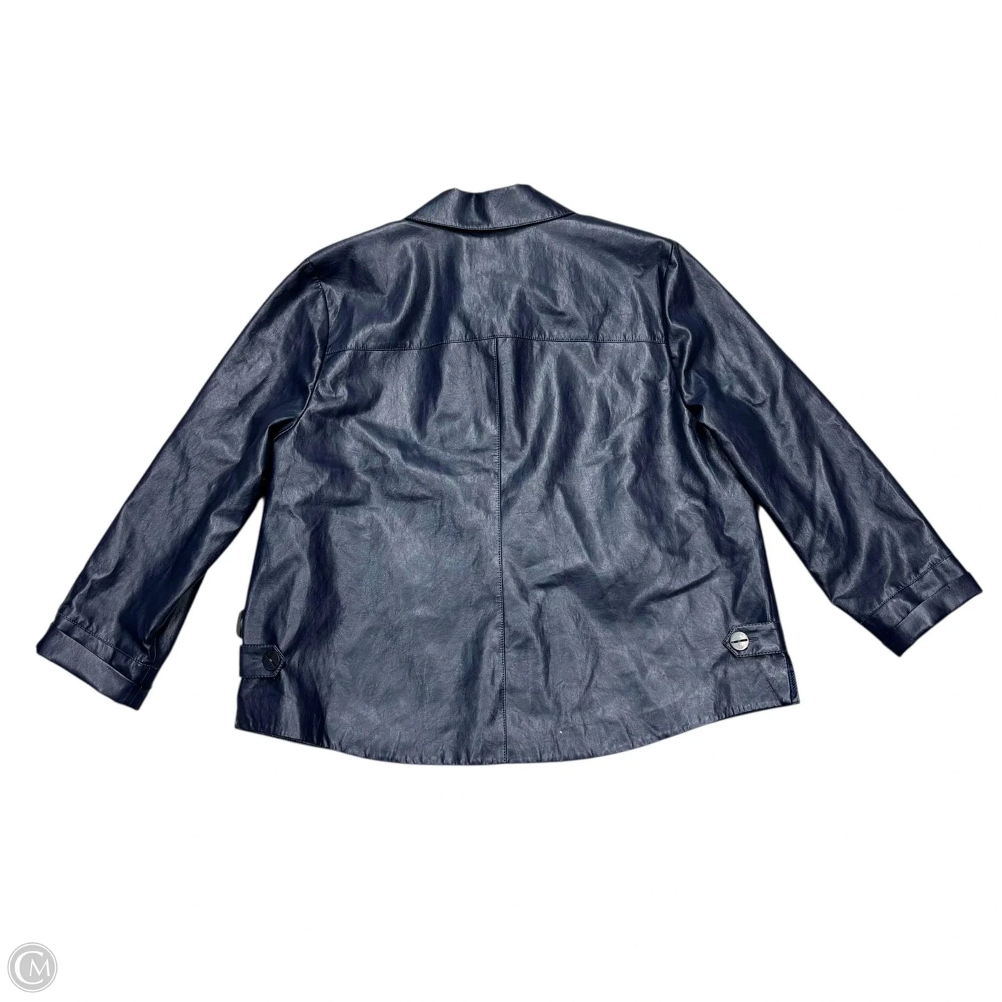Jacket Other By Chicos In Navy, Size: Xxl