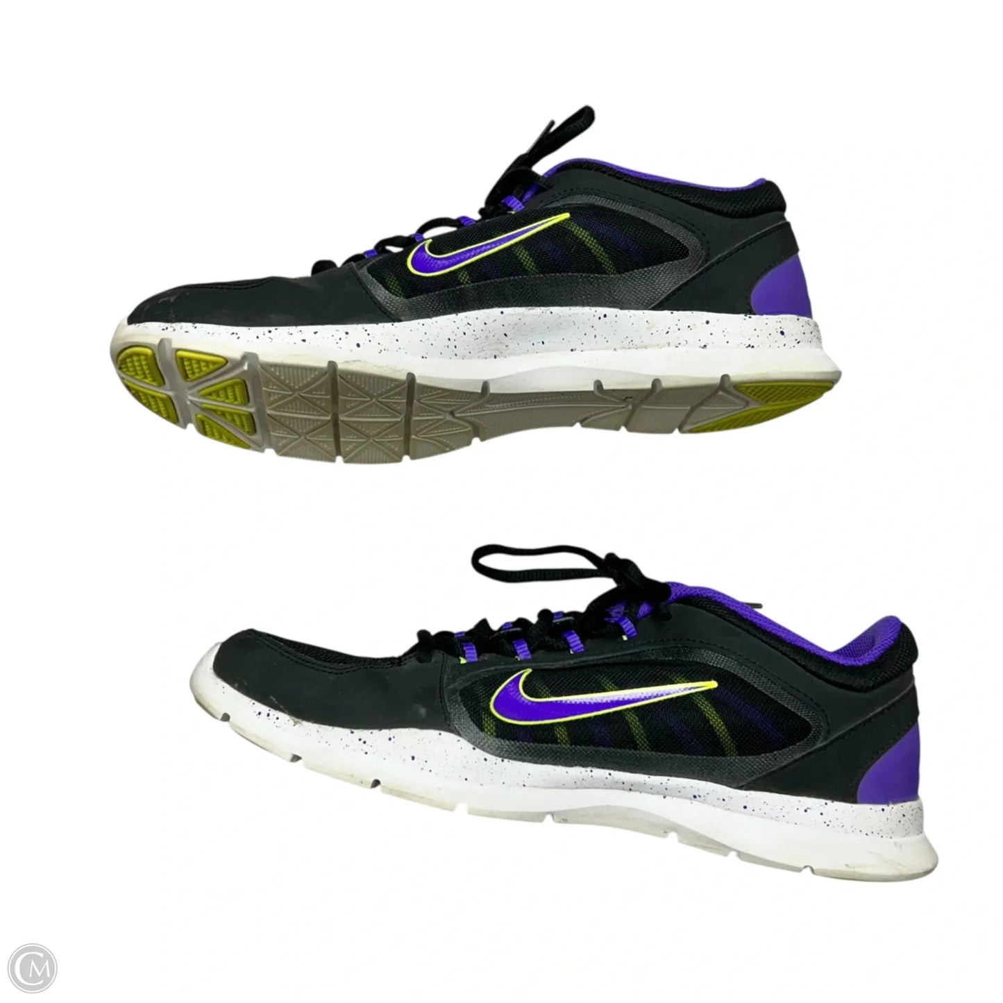 Shoes Athletic By Nike In Black & Purple, Size: 9