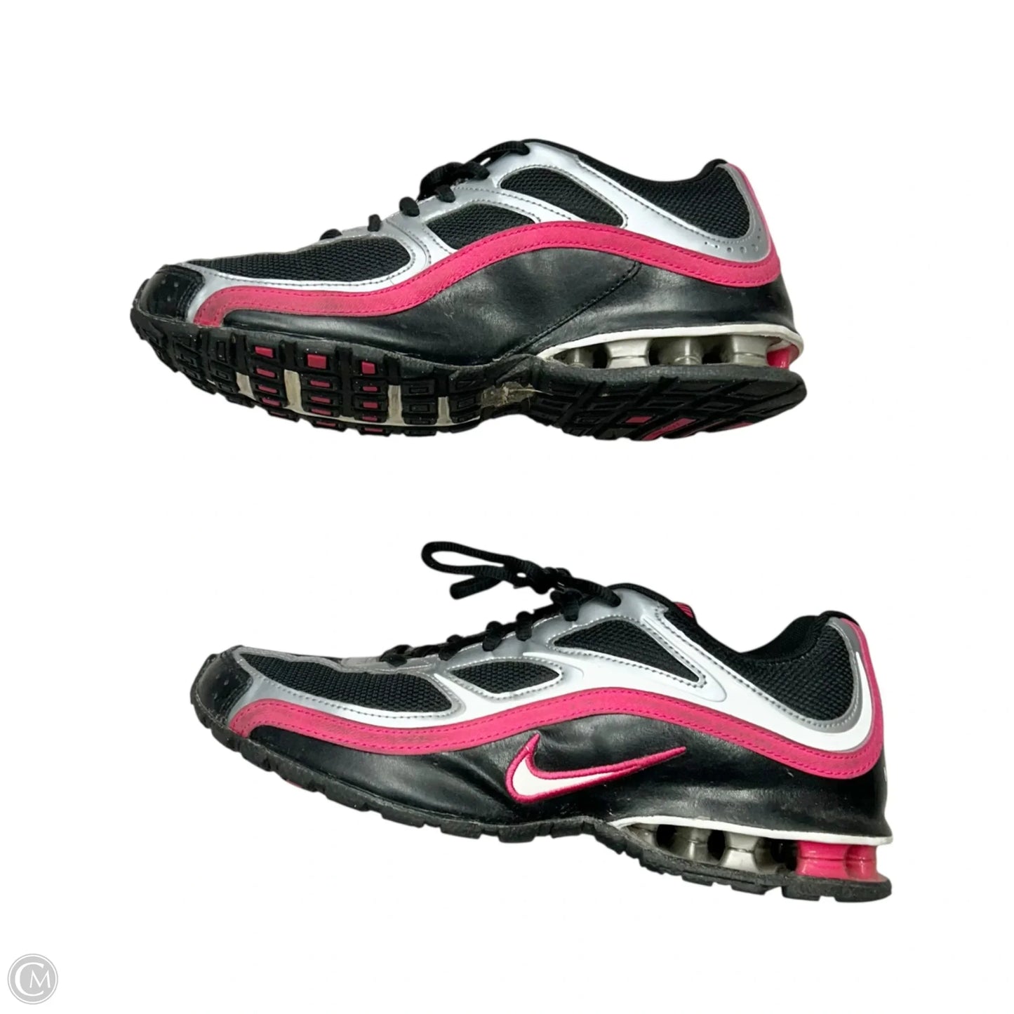 Shoes Athletic By Nike In Black & Silver, Size: 9