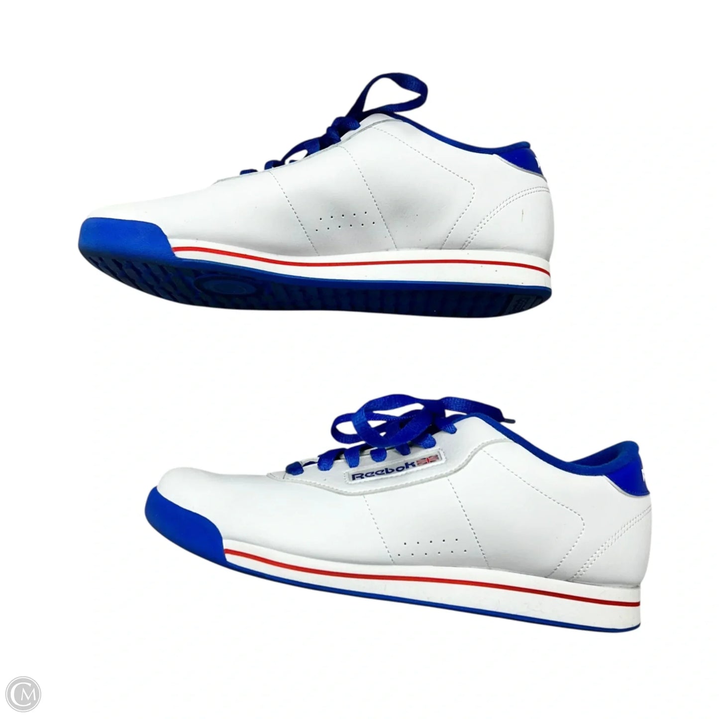 Shoes Athletic By Reebok In Blue & White, Size: 9