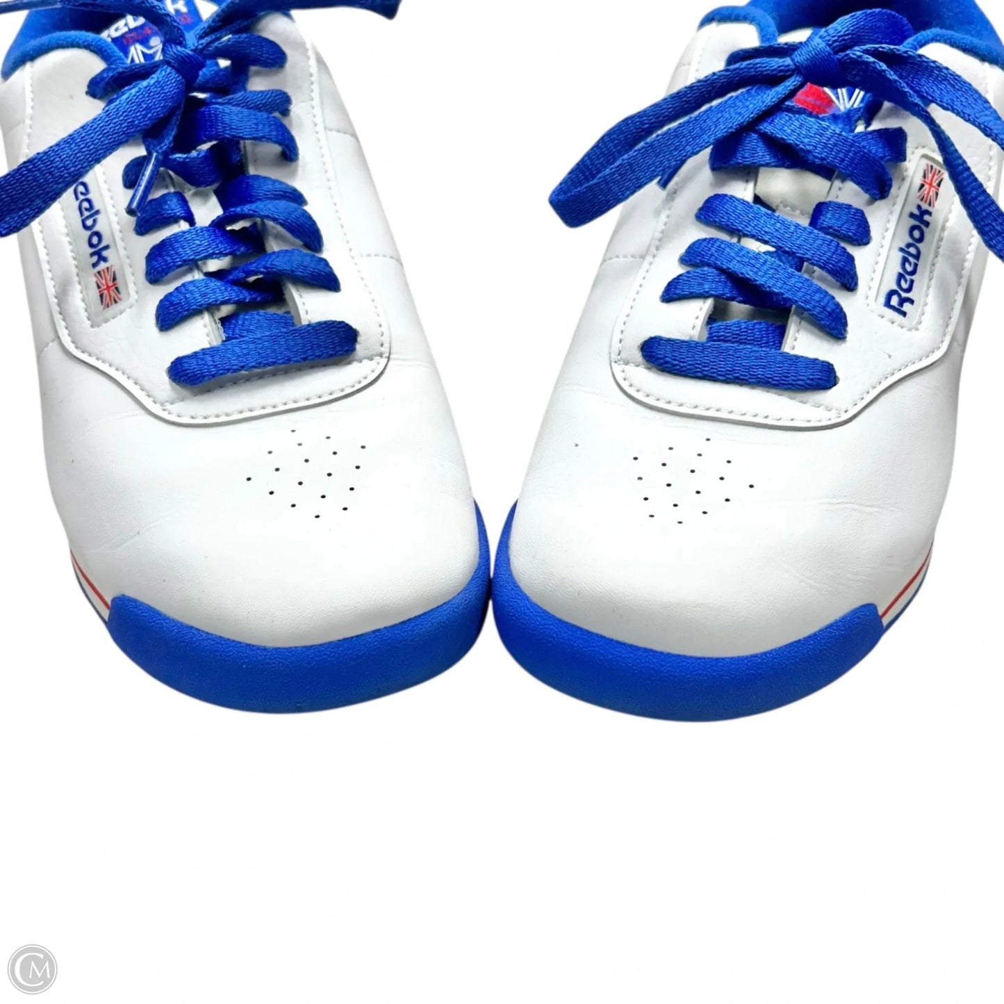 Shoes Athletic By Reebok In Blue & White, Size: 9
