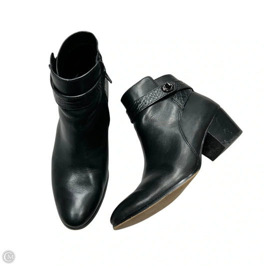 Boots Designer By Coach In Black, Size: 8