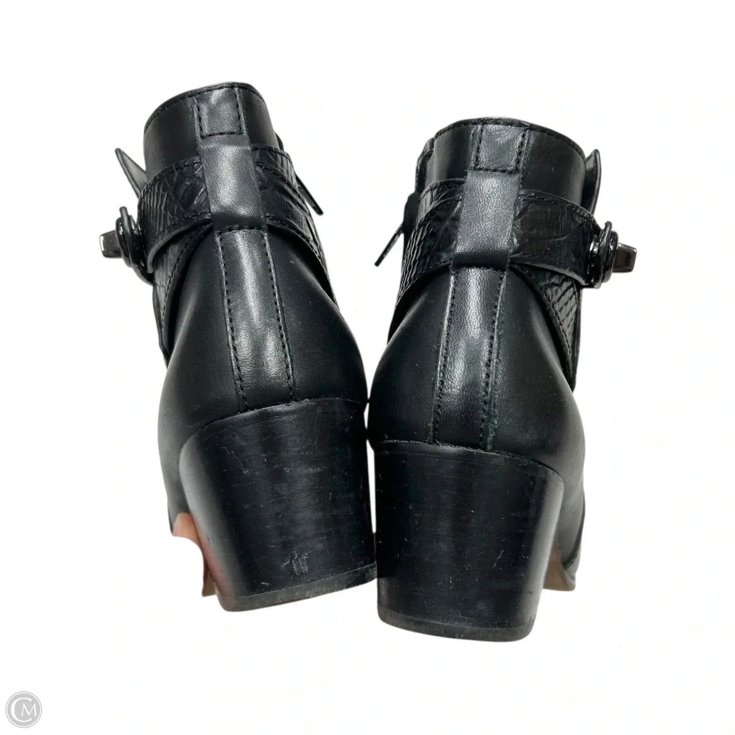 Boots Designer By Coach In Black, Size: 8