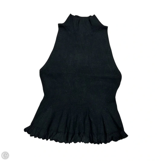 Top Sleeveless By Anthropologie In Black, Size: S