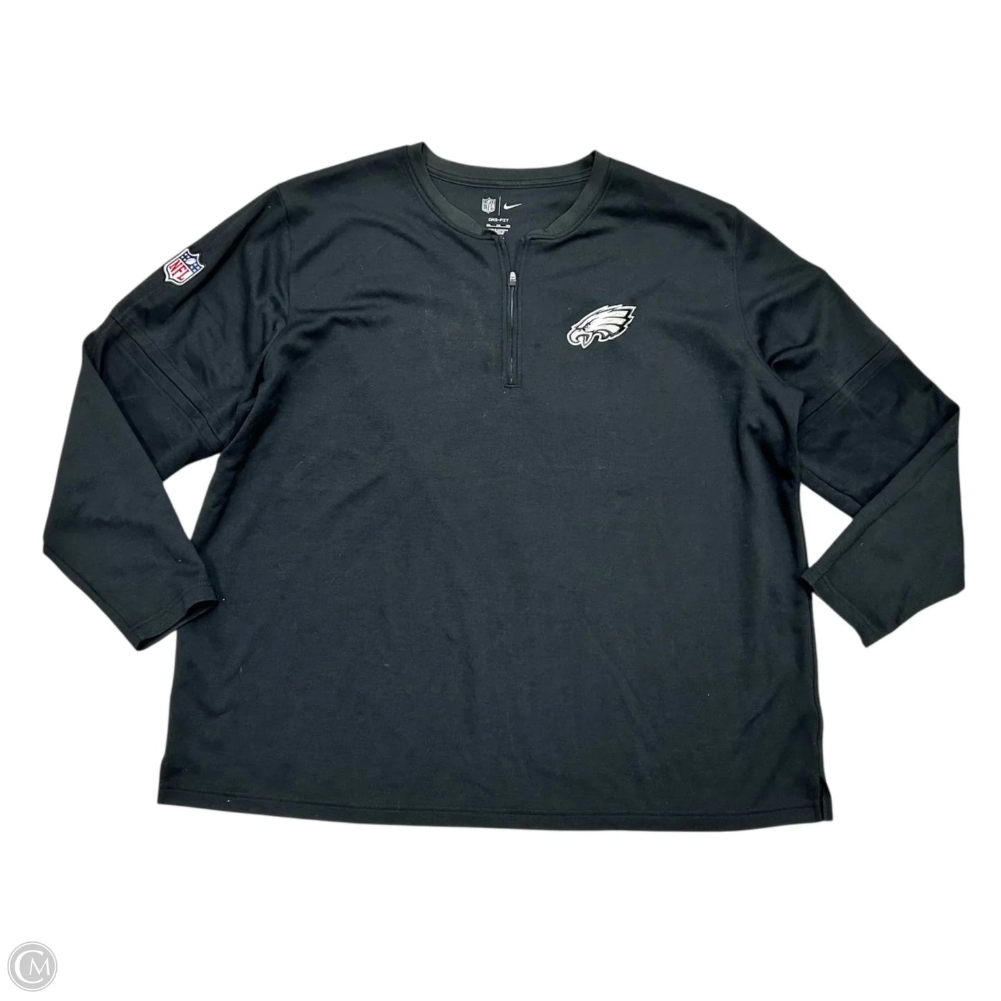 Athletic Jacket By Nfl In Black, Size: 3x
