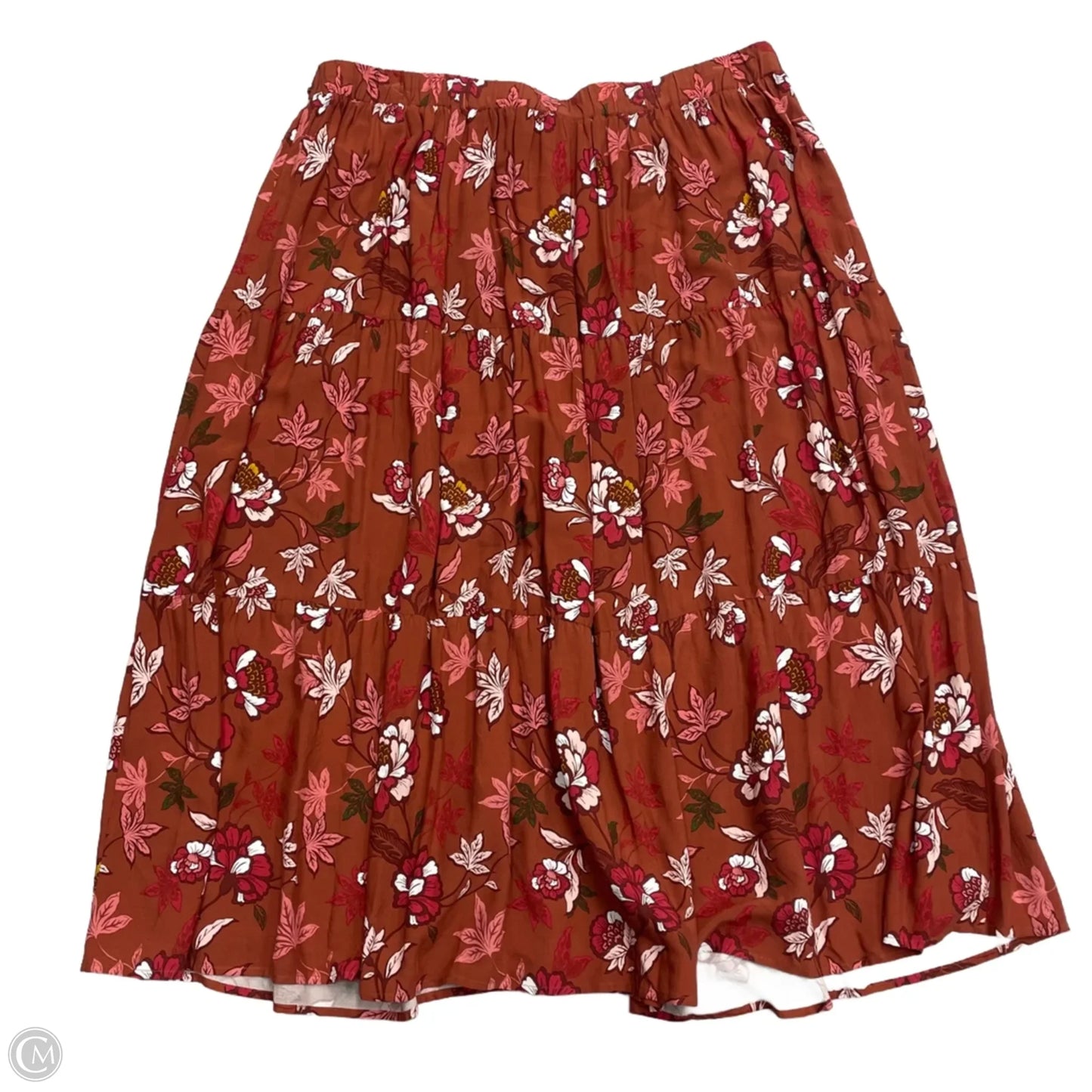 Skirt Maxi By Eloquii In Floral Print, Size: 20