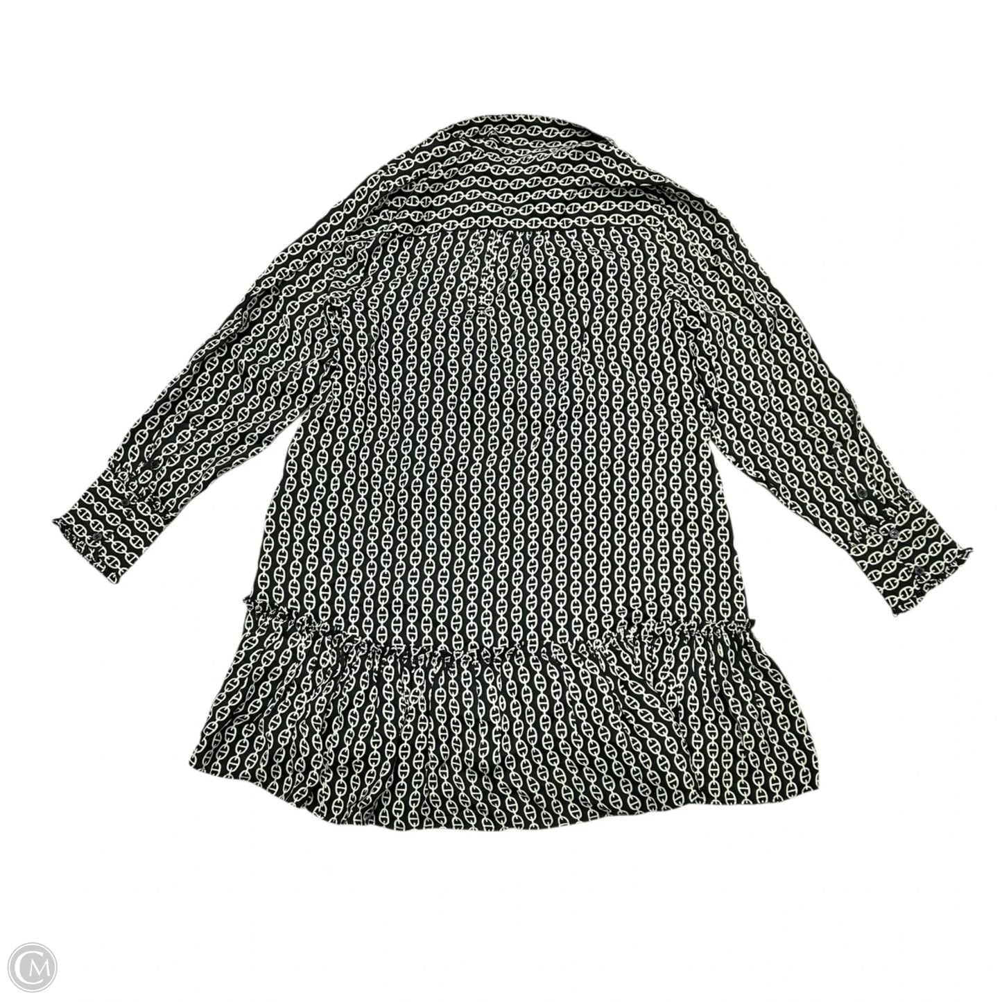 Dress Casual Short By J. Crew In Black & Cream, Size: M