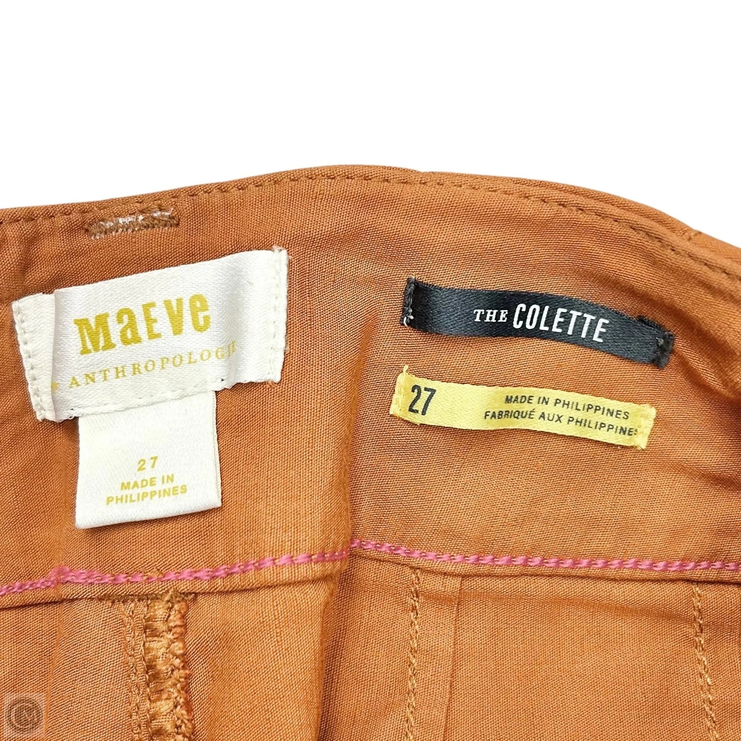 Pants Wide Leg By Maeve In Orange, Size: 4