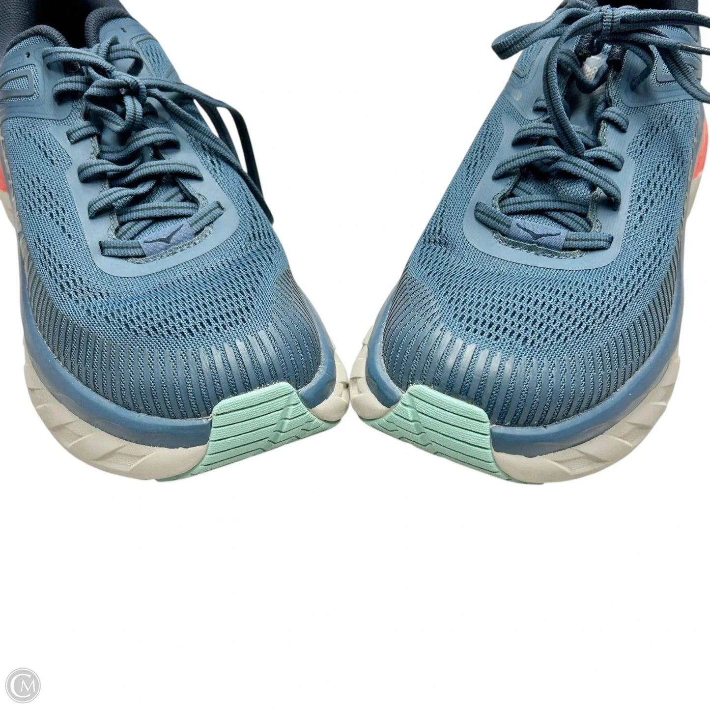 Shoes Athletic By Hoka In Blue & Grey, Size: 8