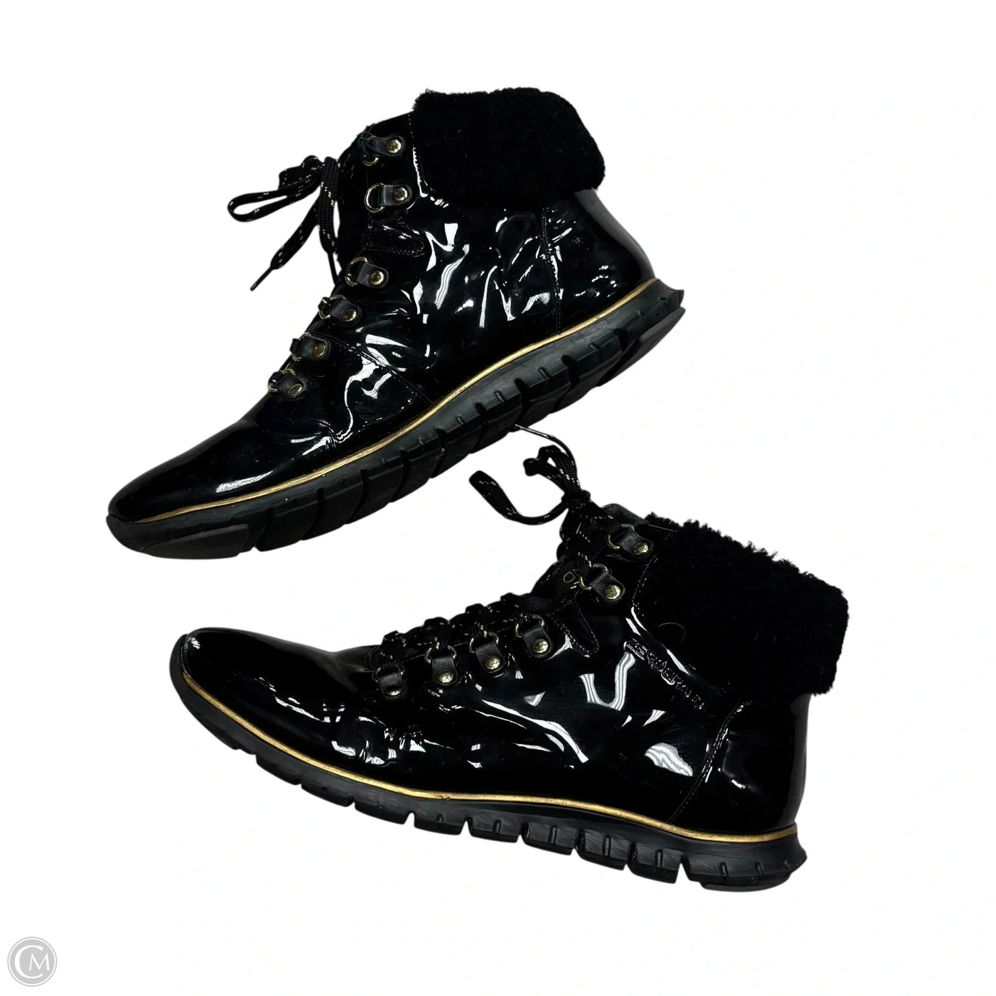 Boots Combat By Cole-haan In Black, Size: 10