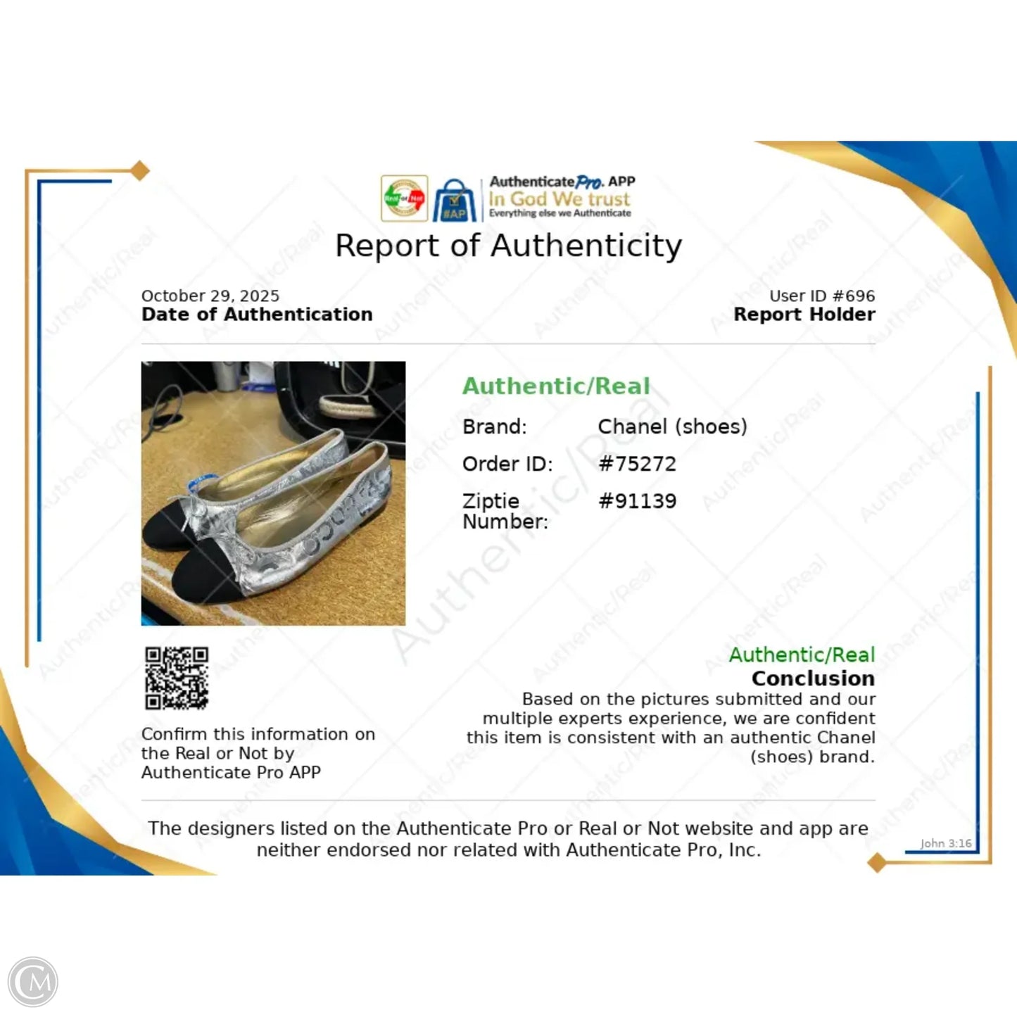 Shoes Luxury Designer By Chanel In Black & Silver, Size: 10.5