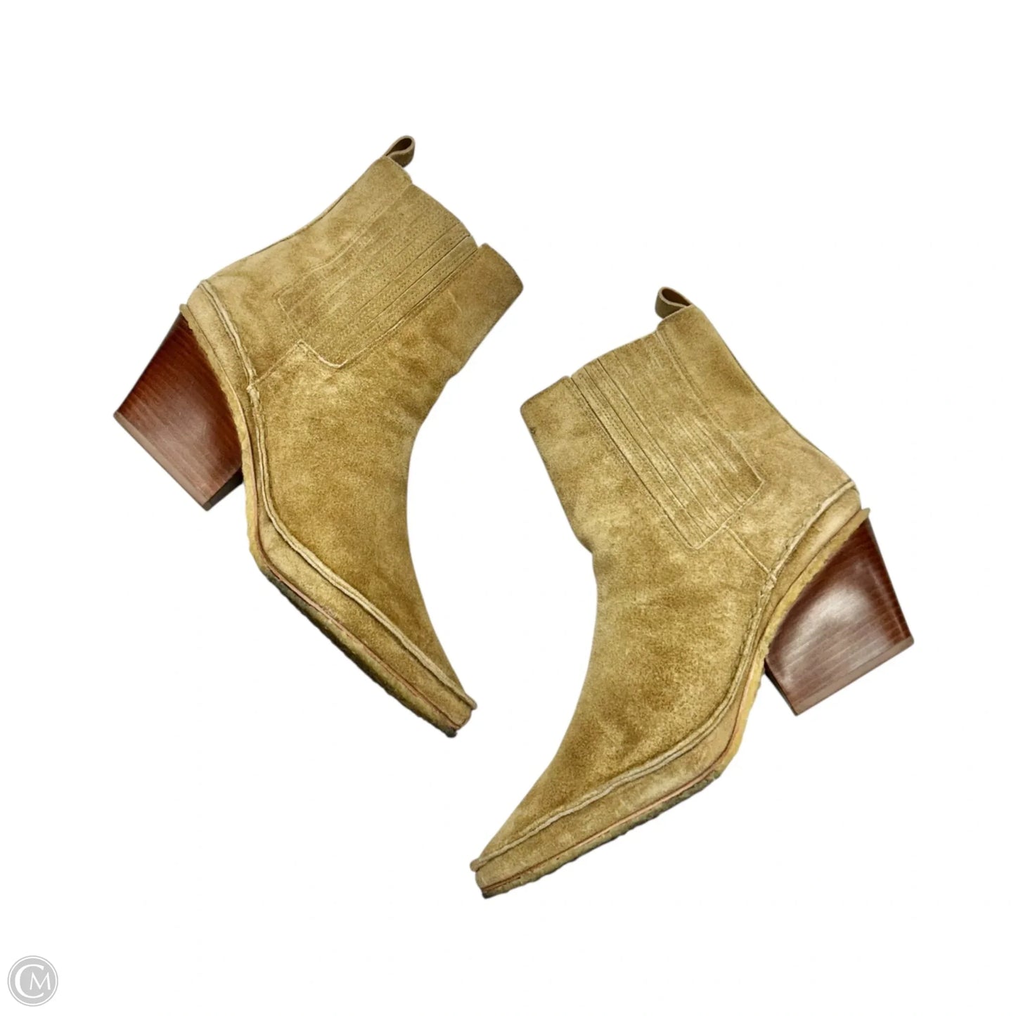 Boots Designer By Tory Burch In Tan, Size: 9.5