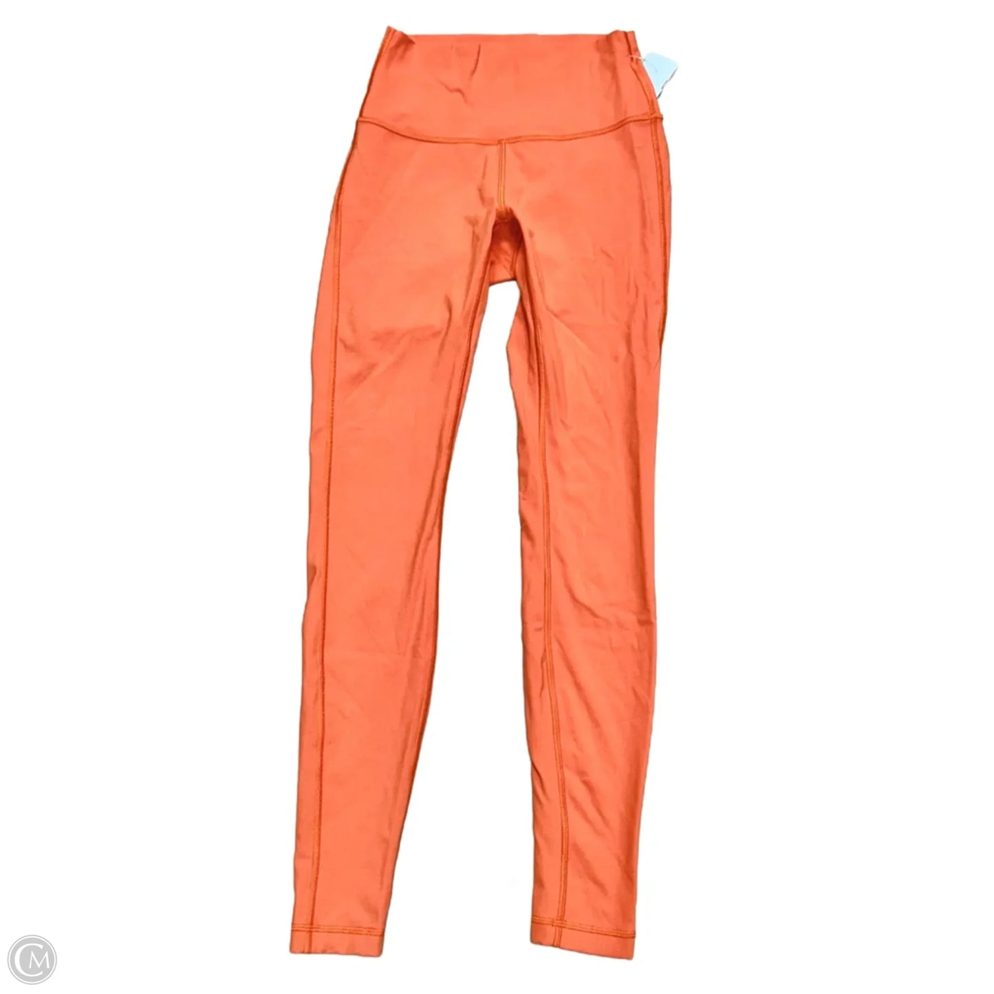 Athletic Leggings By Lululemon In Orange, Size: S