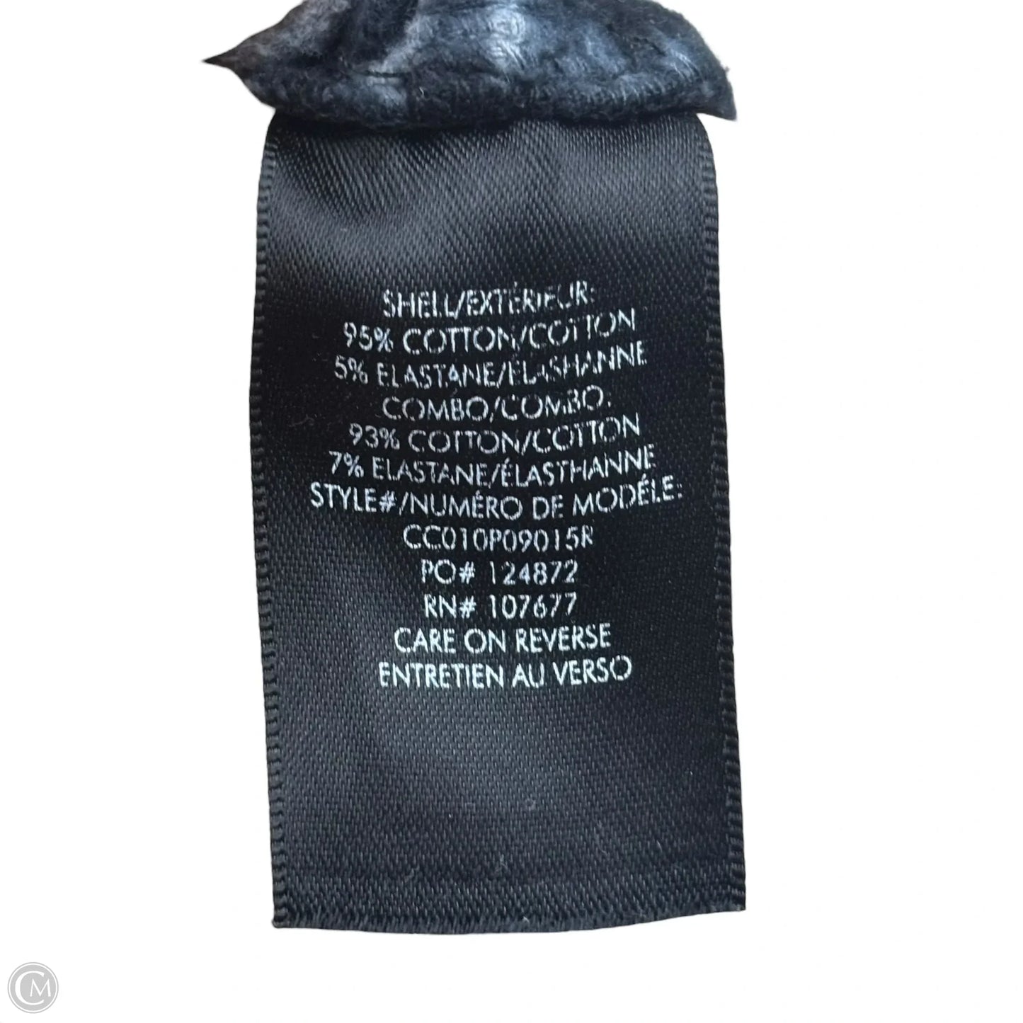 Top Short Sleeve By Pilcro In Black & Gold, Size: L