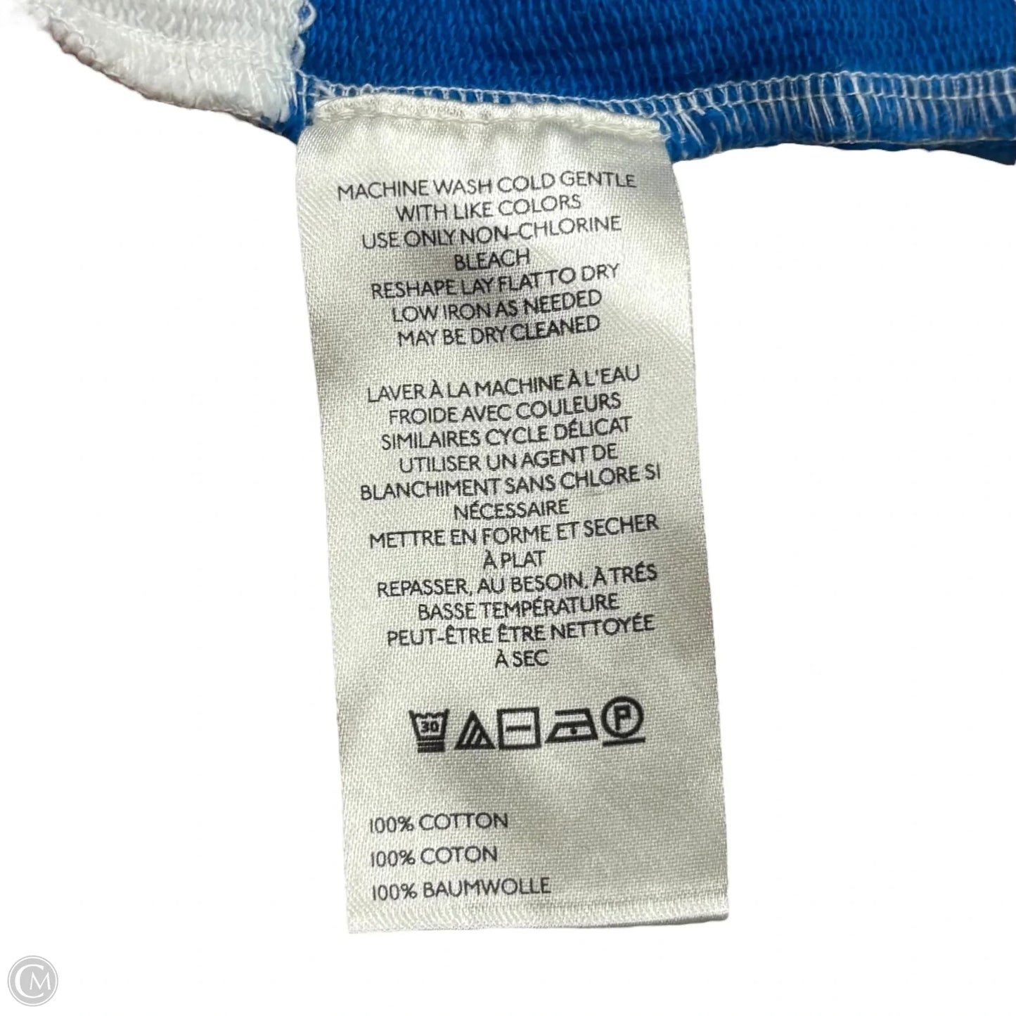 Top Long Sleeve By Maeve In Striped Pattern, Size: L