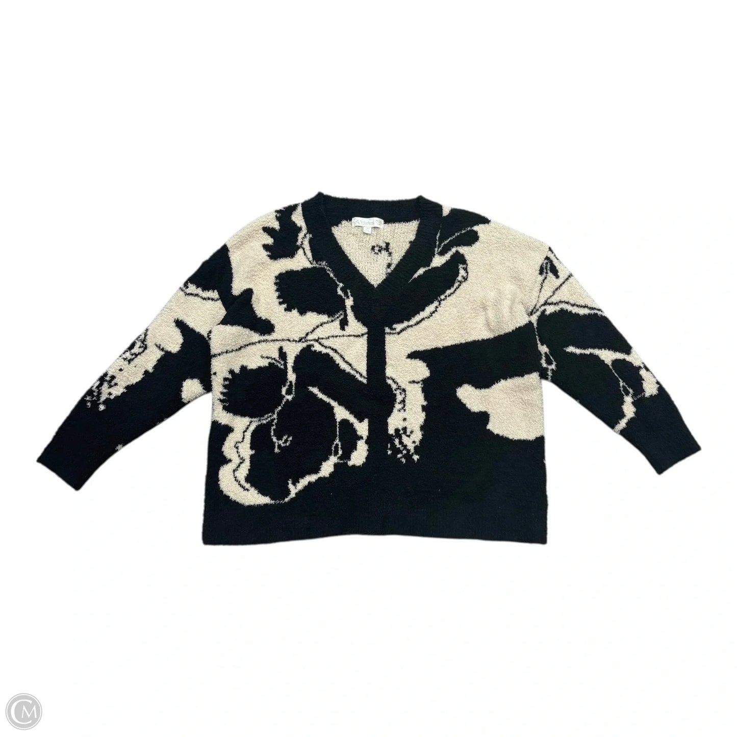 Sweater By Weekend In Black & Cream, Size: S/M