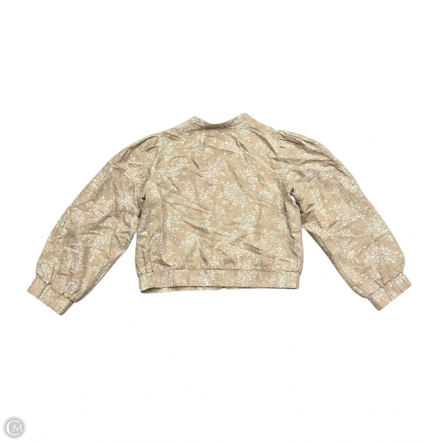 Jacket Other By Anthropologie In Cream & Tan, Size: L