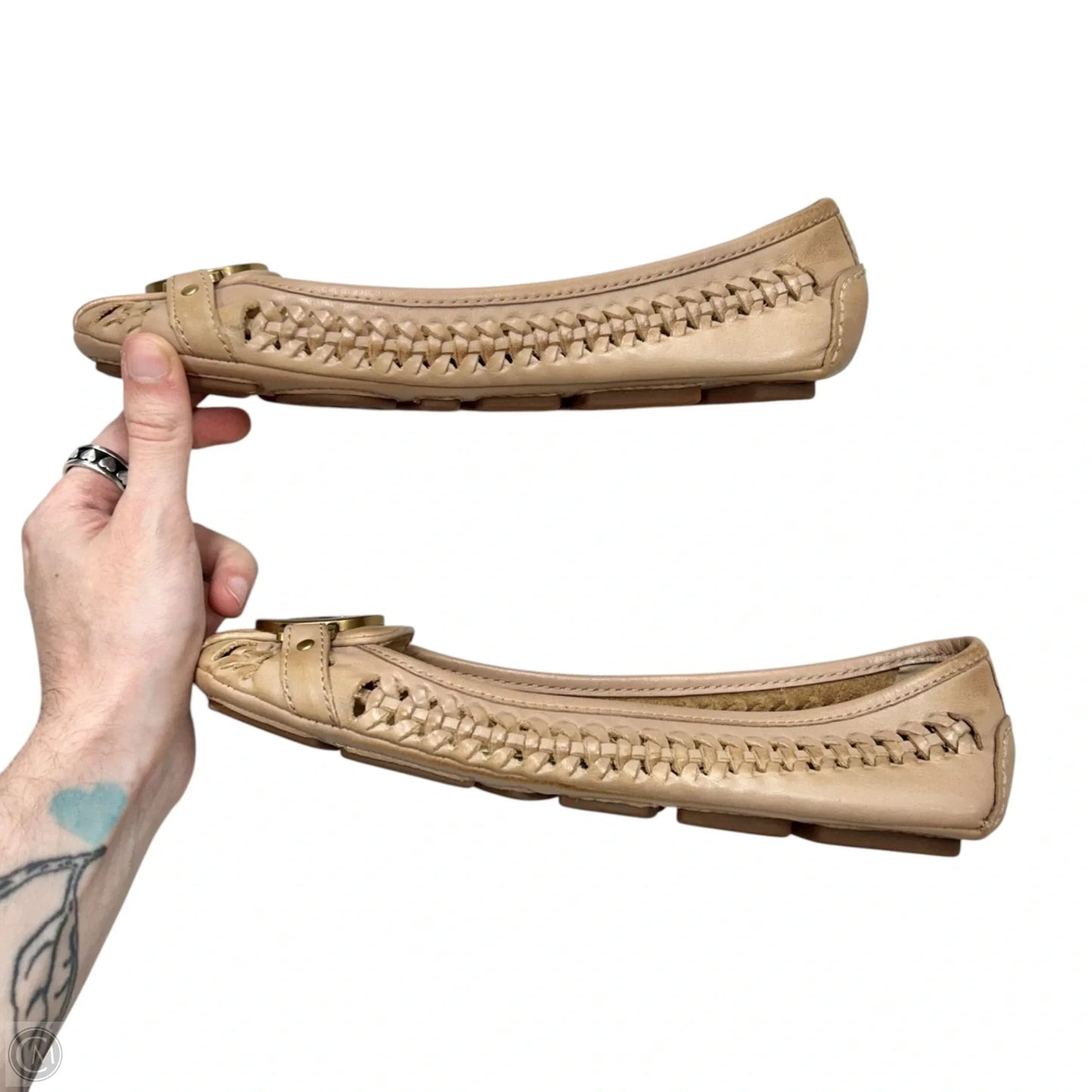 Shoes Flats By Michael By Michael Kors In Tan, Size: 6