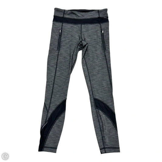 Athletic Leggings Capris By Lululemon In Grey, Size: S