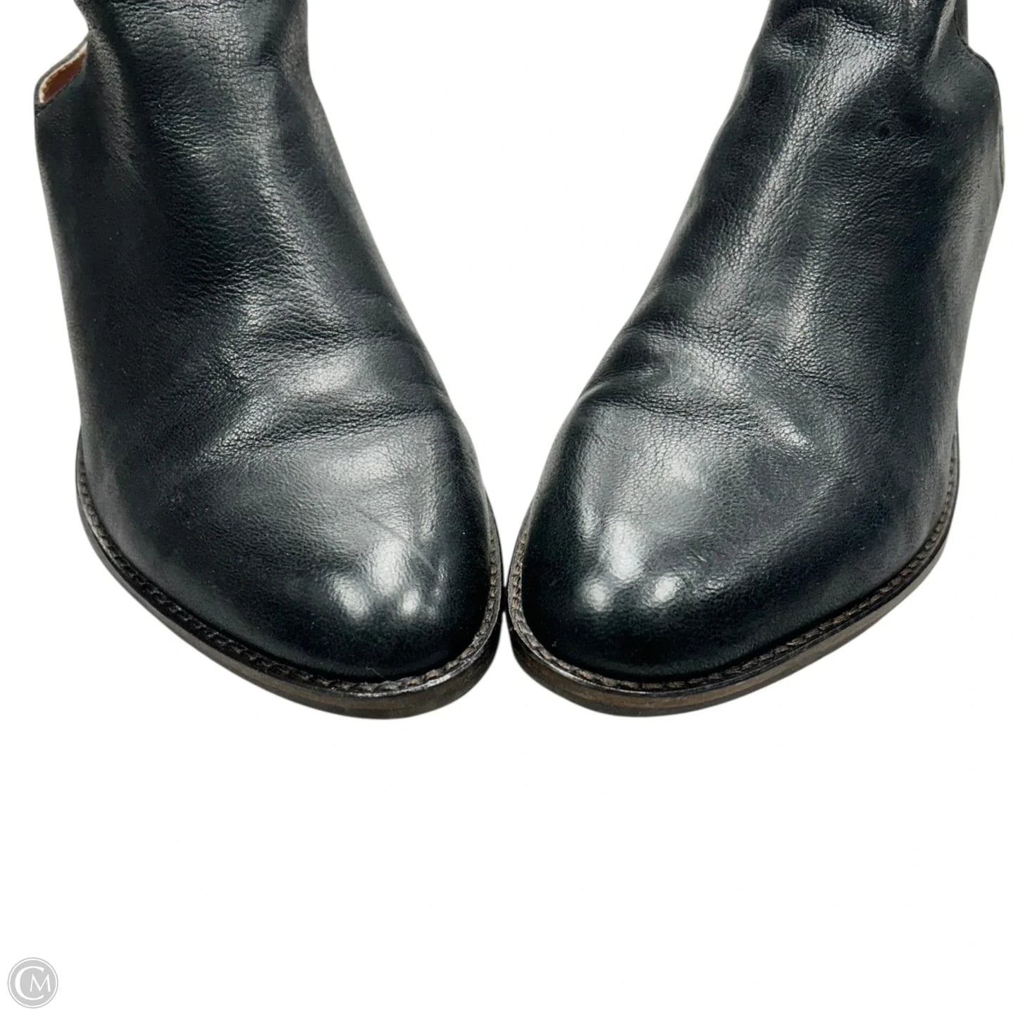 Boots Leather By Lucky Brand In Black, Size: 9