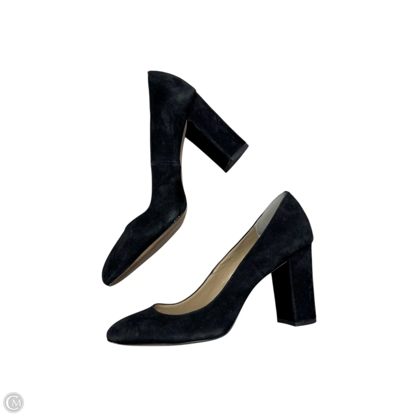 Shoes Heels Block By Ann Taylor In Black, Size: 9