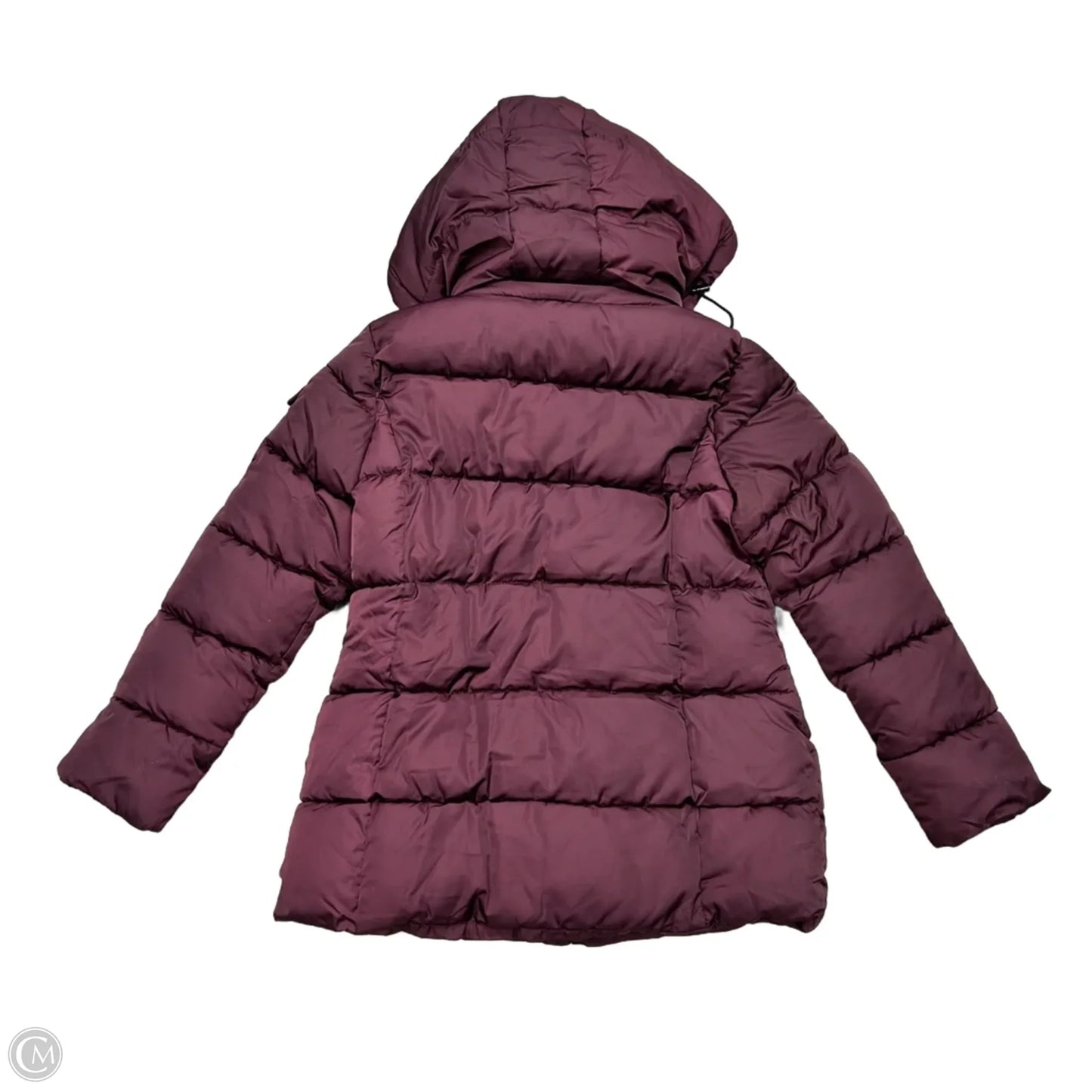 Coat Puffer & Quilted By Steve Madden In Maroon, Size: S