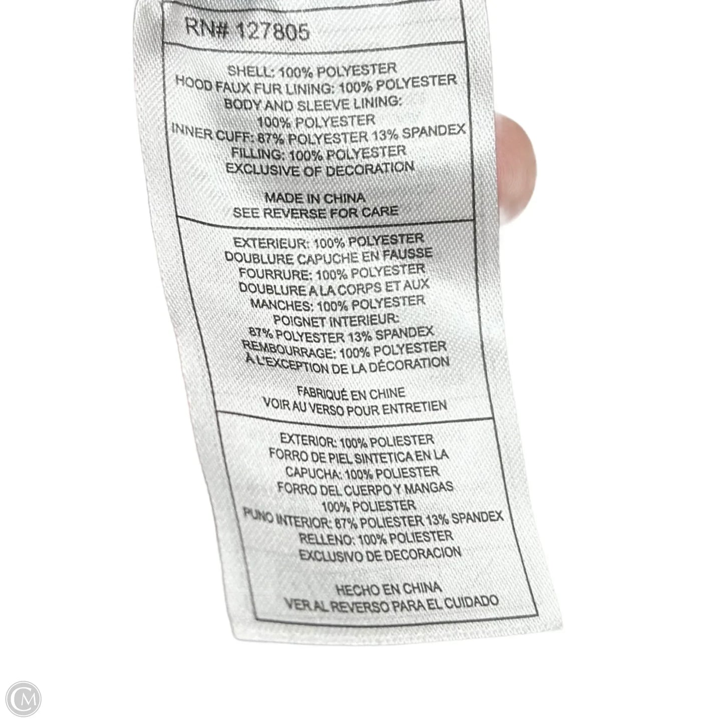 Coat Puffer & Quilted By Steve Madden In Maroon, Size: S