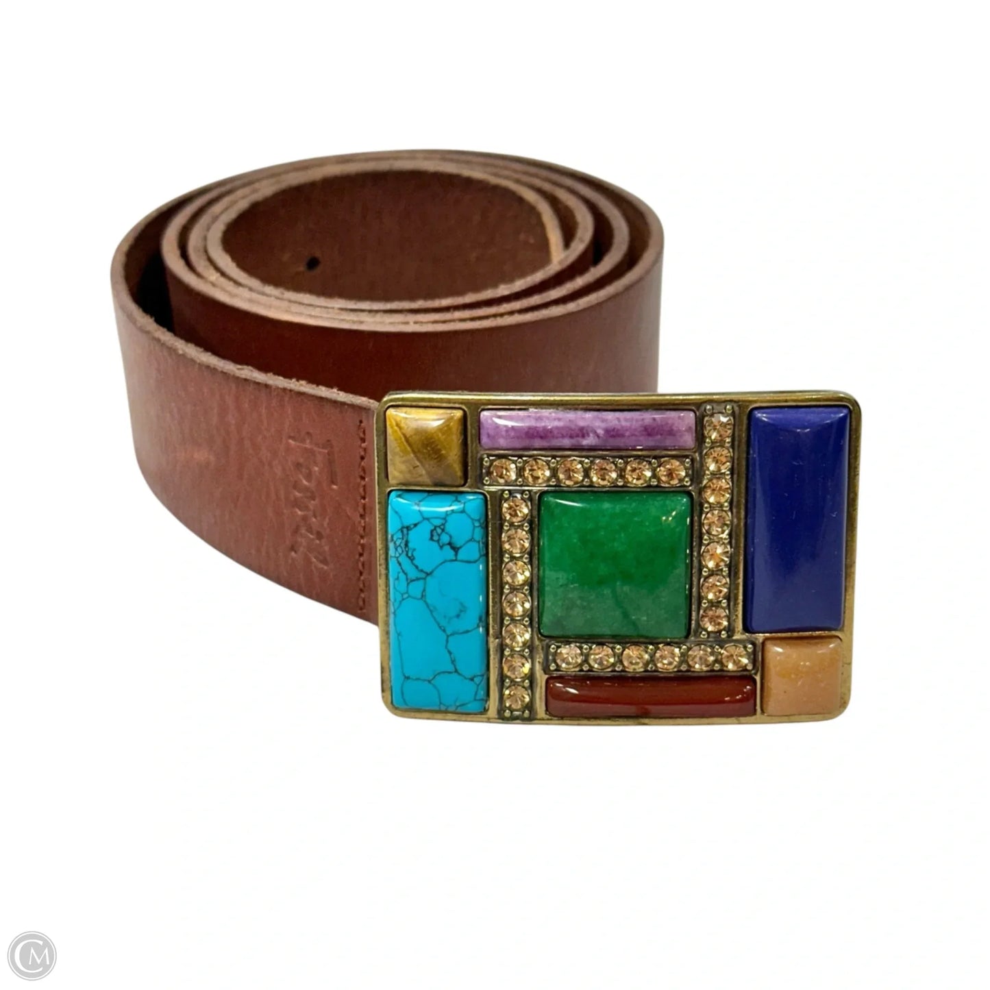 Belt Leather By Fossil, Size: Medium