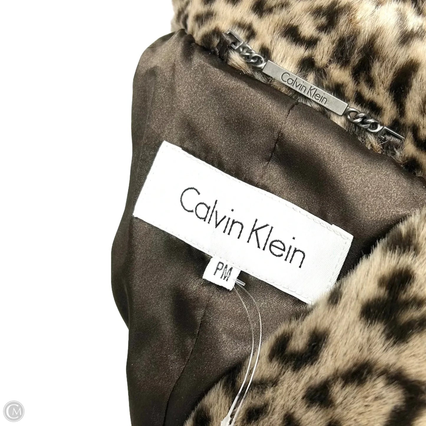 Coat Faux Fur By Calvin Klein, Size: Mp