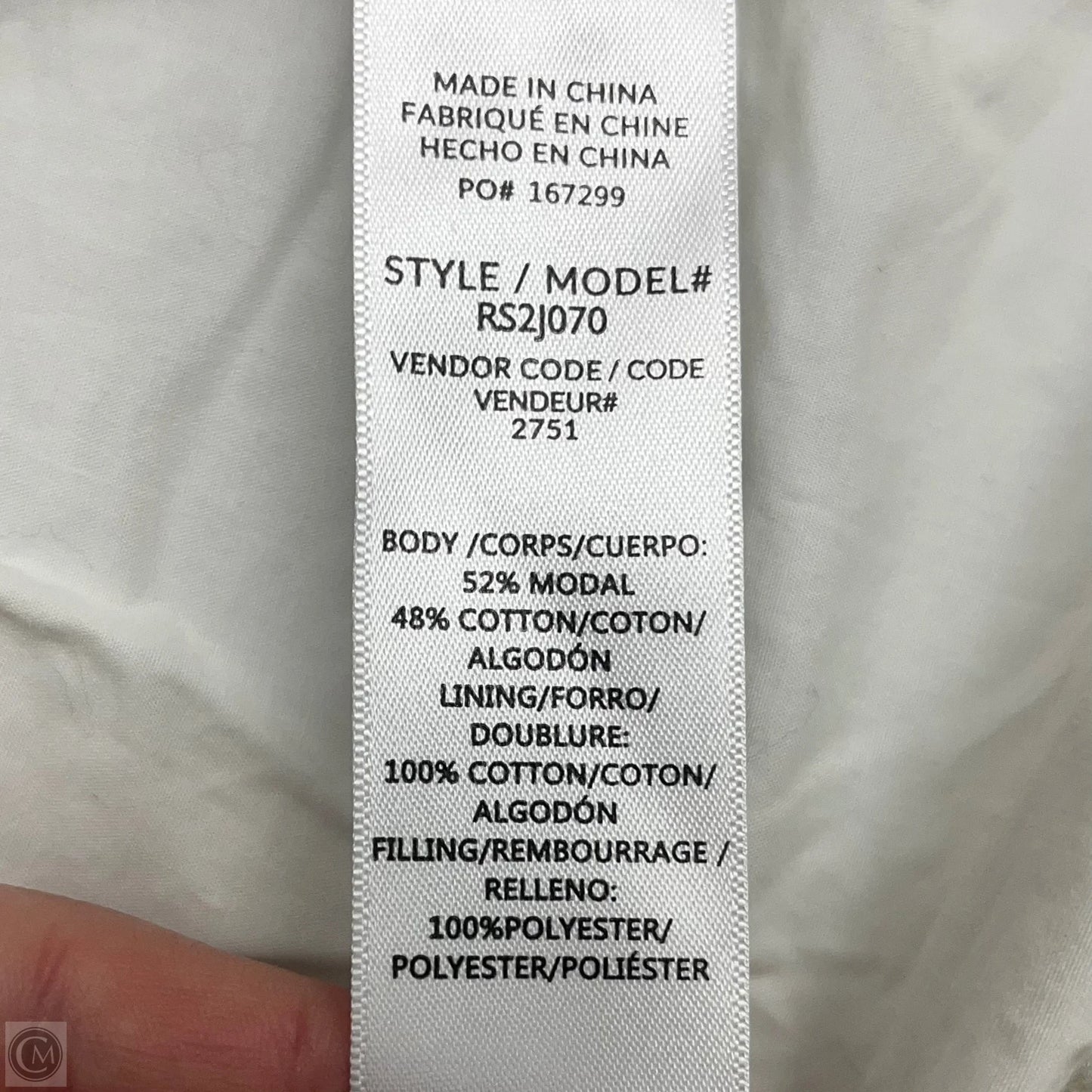 Coat Trench Coat By Splendid In White, Size: S