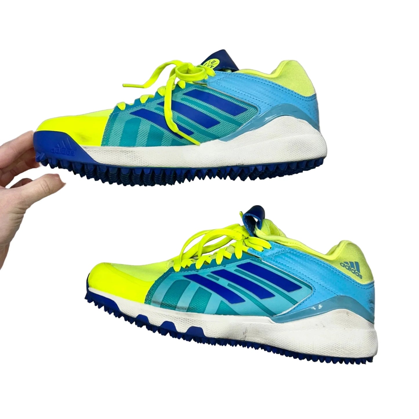 Shoes Athletic By Adidas In Blue & Green, Size: 6