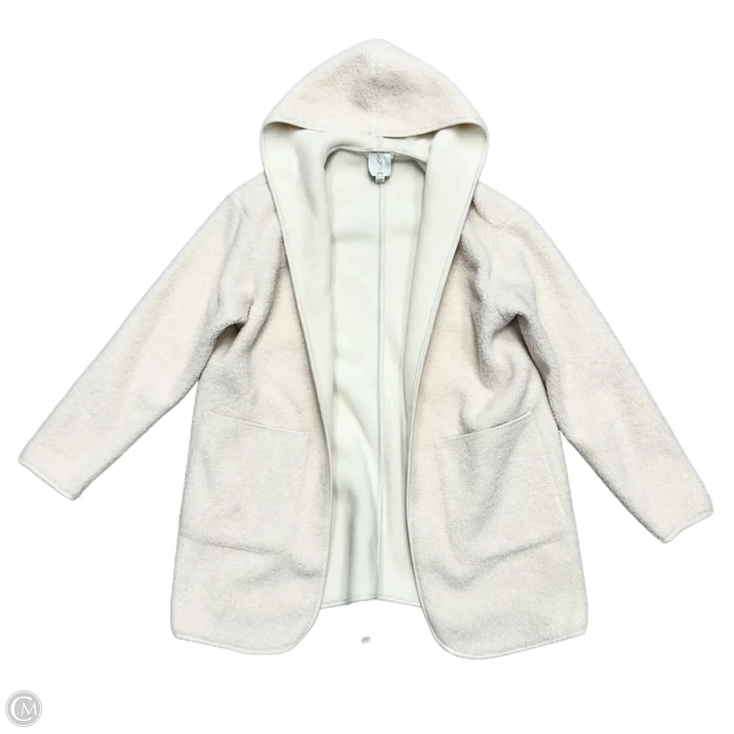 Coat Peacoat By Joie In Cream, Size: L